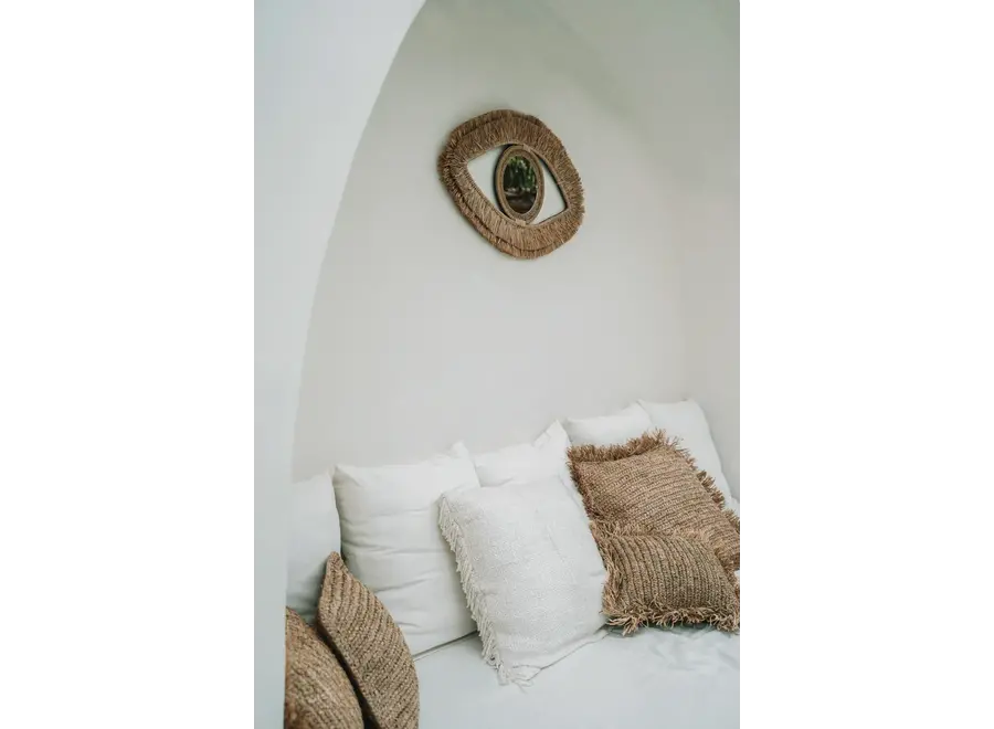 Ronda Eye Mirror - Raffia Eye Mirror