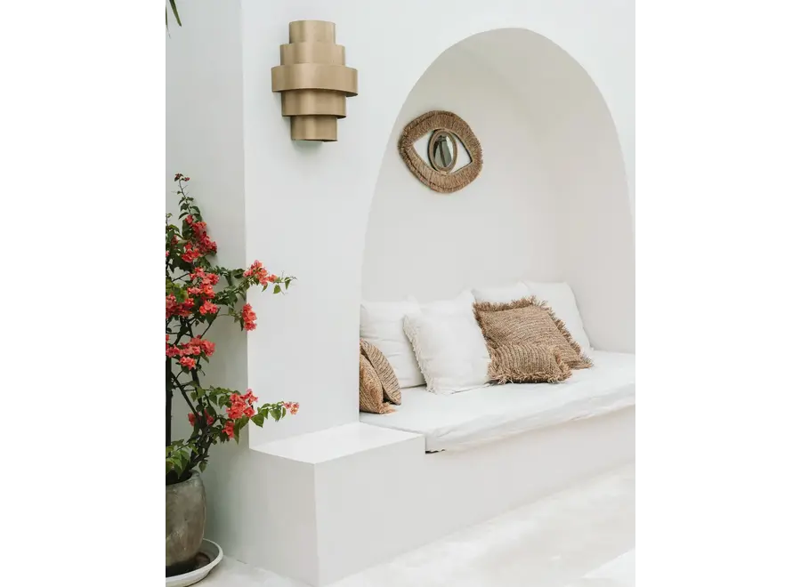 Ronda Eye Mirror - Raffia Eye Mirror