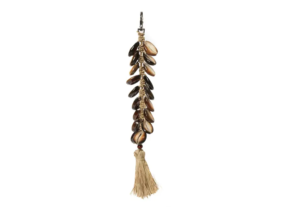 Cala Comte Coastal Charm - Shell Adorned Keychain