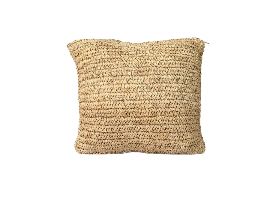 Mallorca Boho Pillow - Raffia Cushion