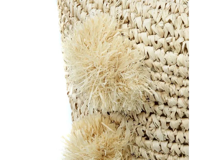 Zahara de la Sierra Raffia Stool - Raffia Stool