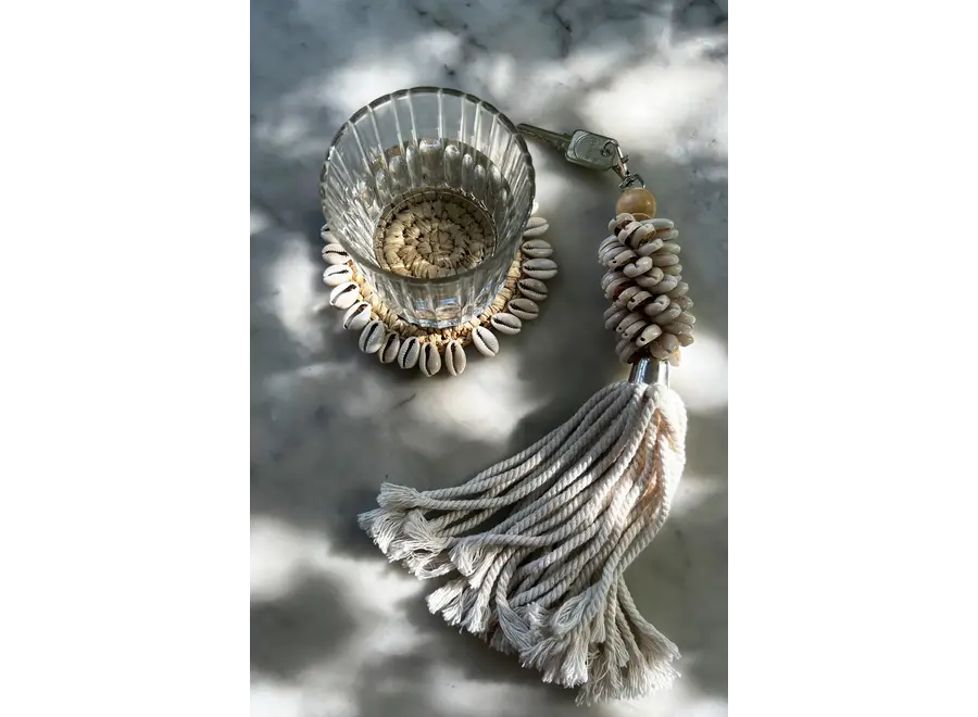 Cudillero Charm Coaster - Seashell Embellished Placemat