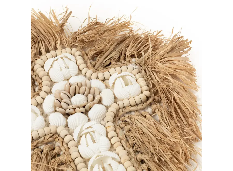 Ayamonte Shell Mosaic Cross - Coastal Decoration