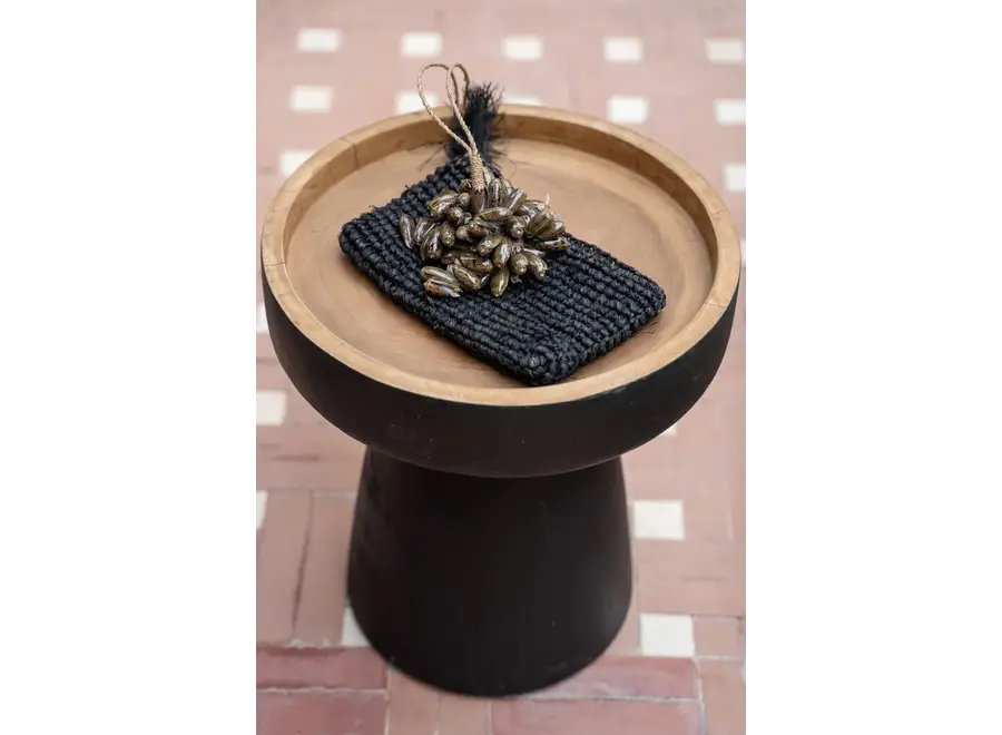 Rayu Side Table - Matte Black Side Table