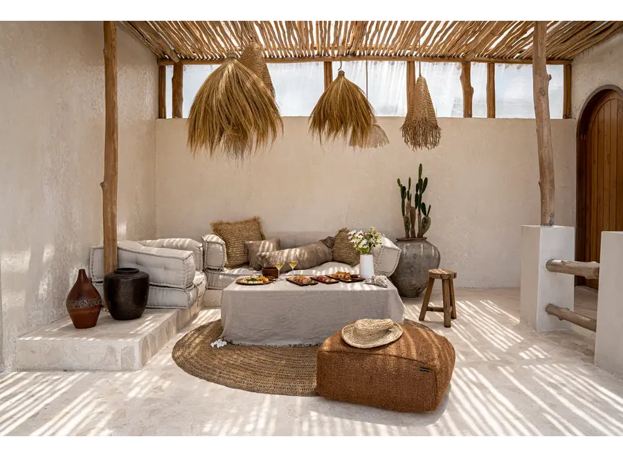 Alcala de Guadaira Grass Pendant Lamp - Natural Grass Iron Frame