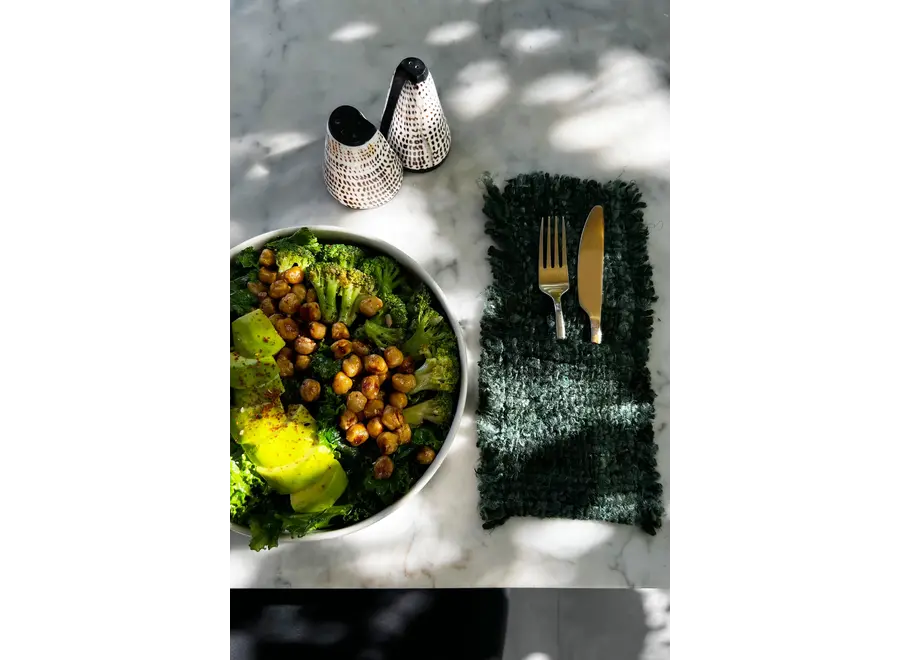 Cazorla Shell Topper Salt and Pepper Set - Handcrafted Dining Accessory