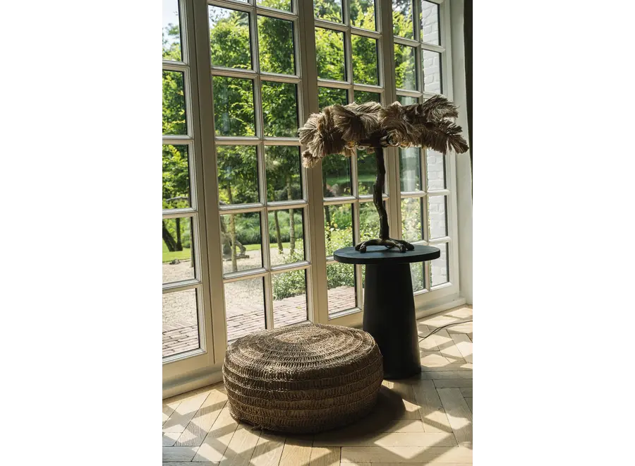 Cabo de Gata Texture Pouf - Seagrass Pouf