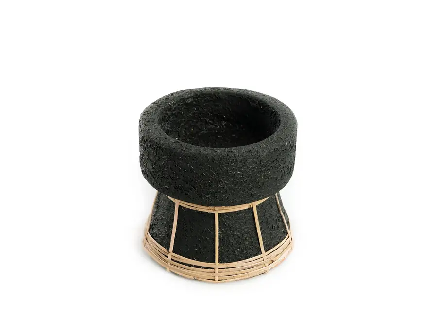 Sants Candle Holders - Textured terracotta candle holders