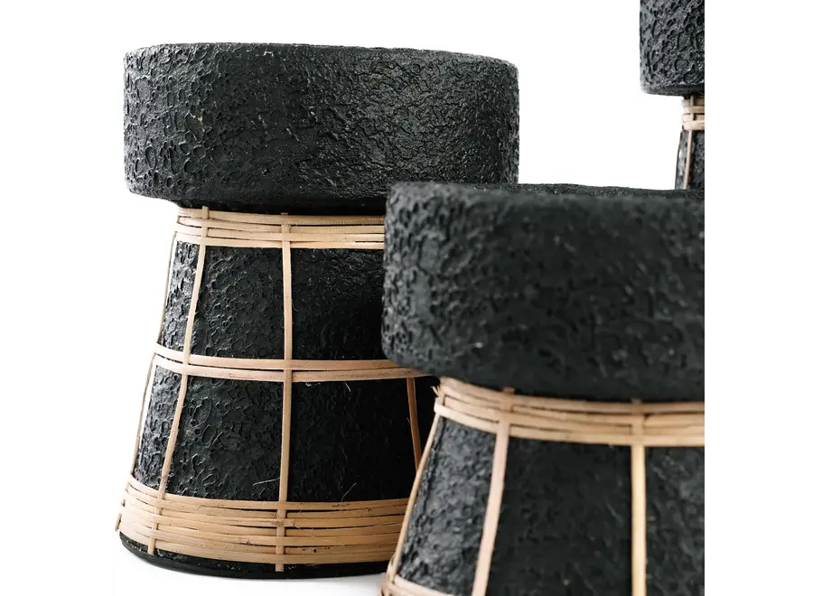 Sants Candle Holders - Textured terracotta candle holders