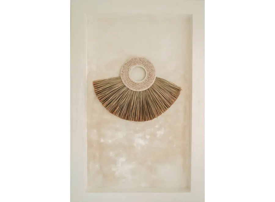 Albufera Seagrass Art - Alang Alang and Shell Wall Art