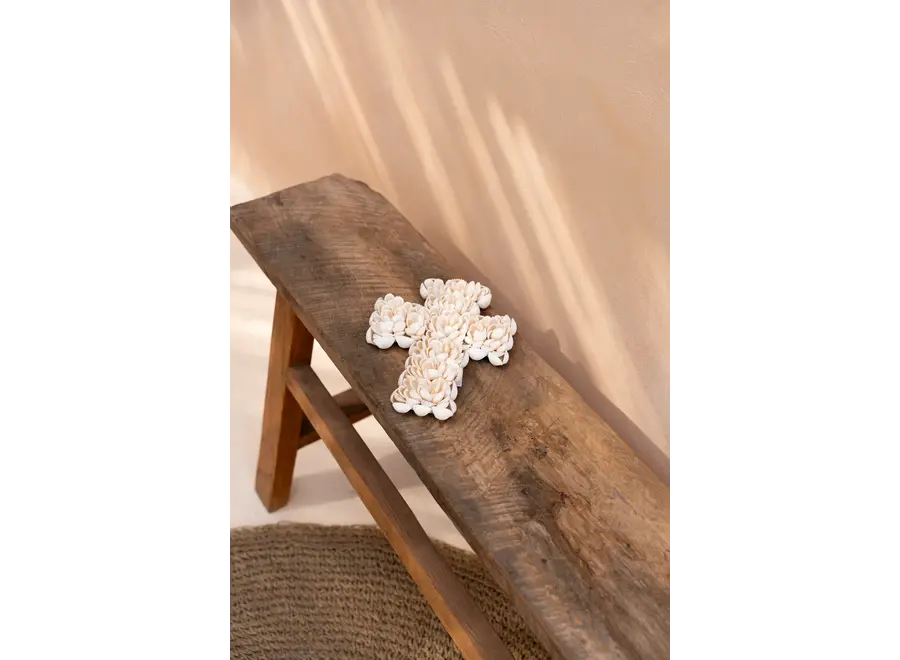 Ayamonte Seashell Cross - Coastal Decoration