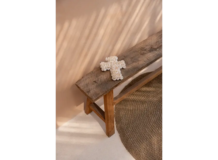 Ayamonte Seashell Cross - Coastal Decoration