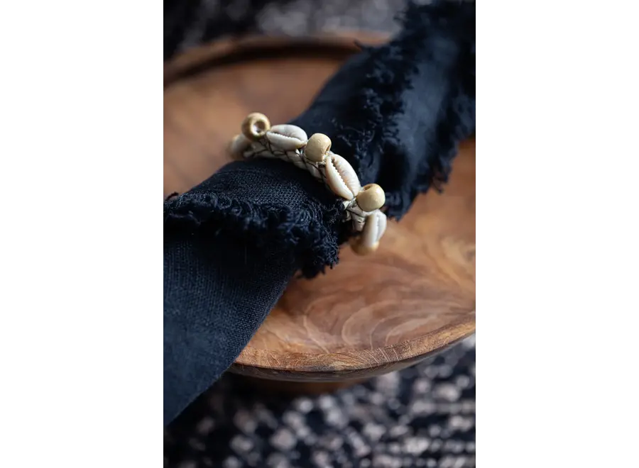 Cala Comte Breeze Napkin Rings - Shell Adorned Tableware