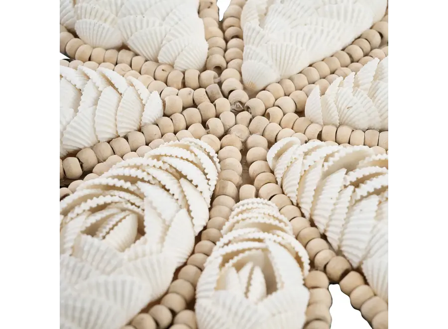 Formentera Shellscape Hanging Decor - Palm Tree Decor Piece