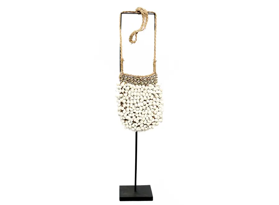Tabernas Desert Chic Clutch - Shell Purse Stand