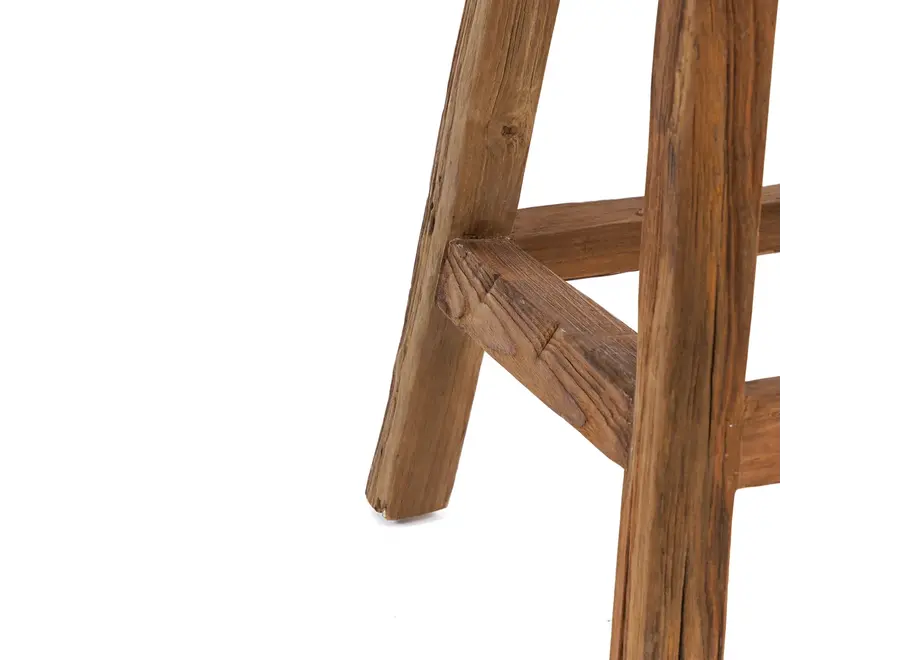 Zahara de la Sierra Beauty Stool - Teak Wood Stool
