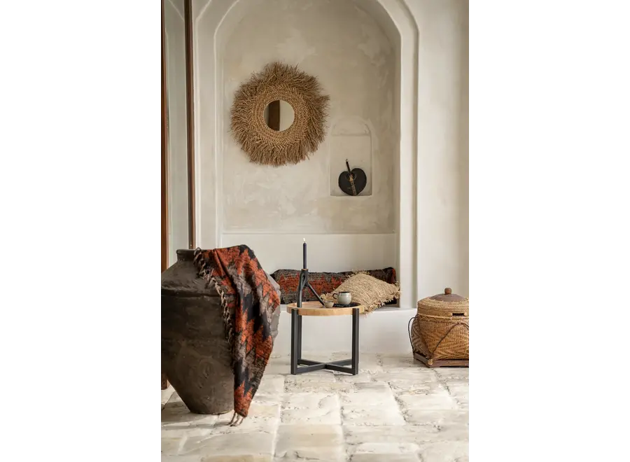 Cazorla Silk-Look Plaid - Handwoven Cotton Throw