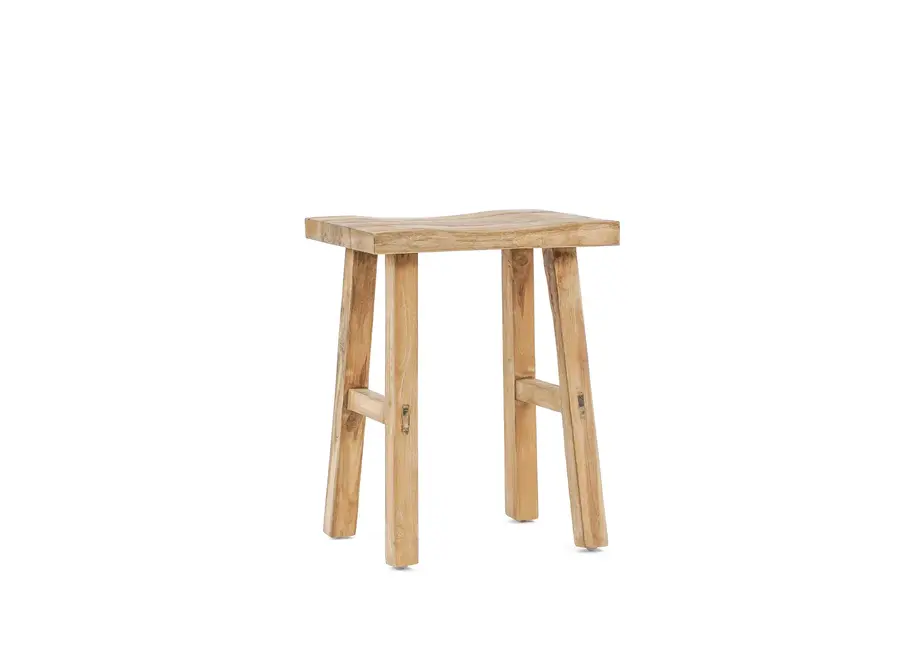 Picos de Europa Charm Stool - Reclaimed Teak Stool