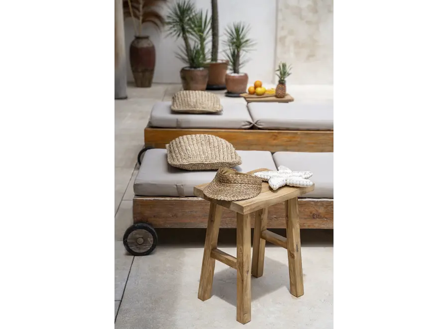 Picos de Europa Charm Stool - Reclaimed Teak Stool