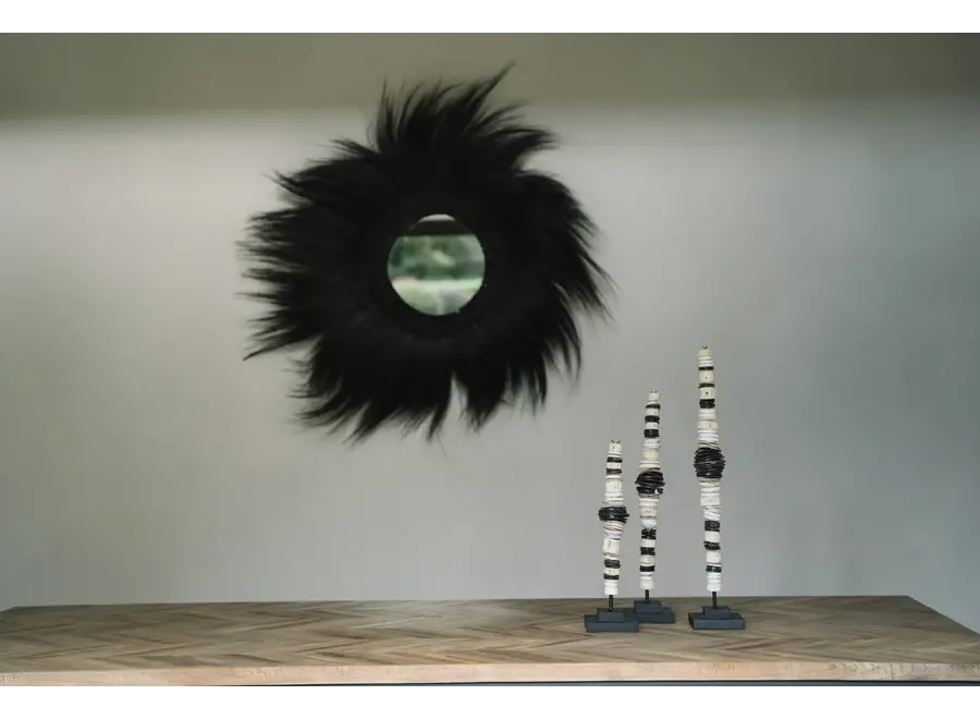 Alfaro Wall Mirror - Black Simba Mirror