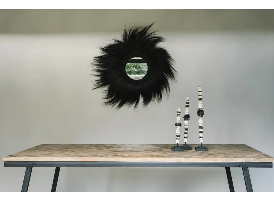 Alfaro Wall Mirror - Black Simba Mirror