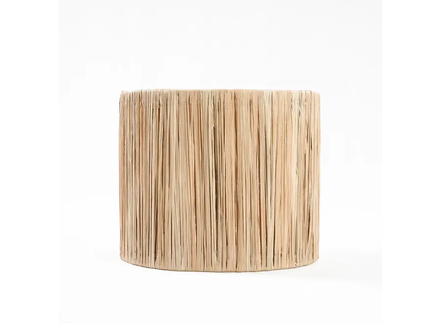 Vejer Grass Lamp - Terracotta and Rattan Table Lamp