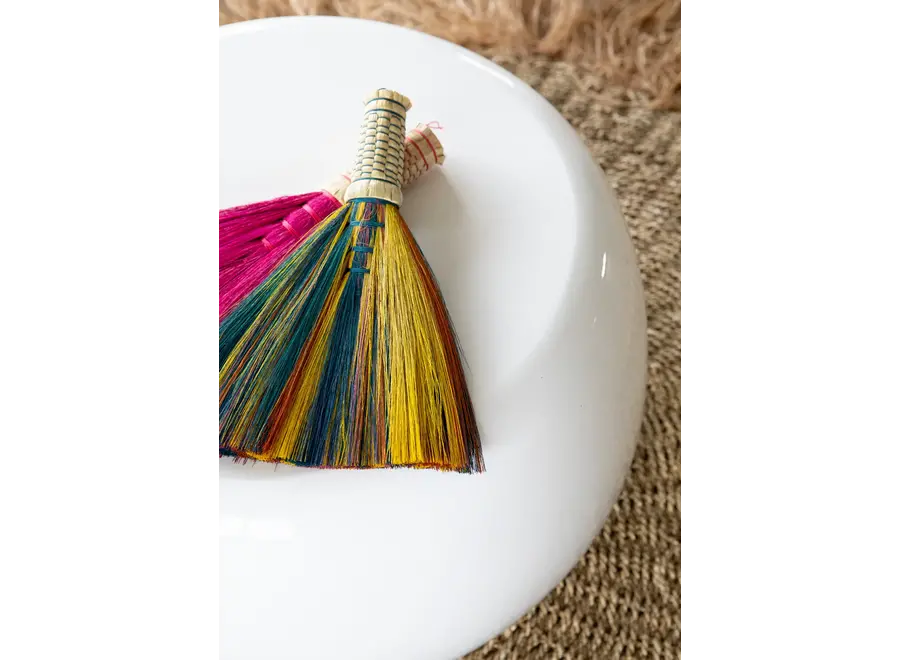Mallorca Bohemian Hand Sweeper - Grass Broom