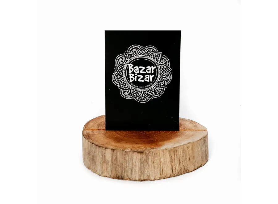 Alhambra Display Easel - Teak Root Card Holder