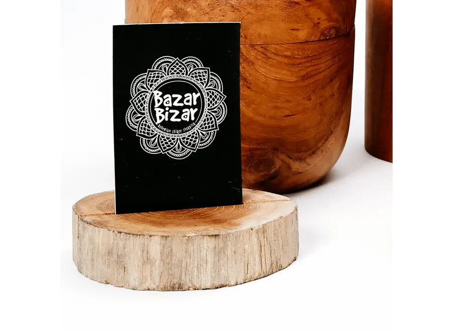 Alhambra Display Easel - Teak Root Card Holder