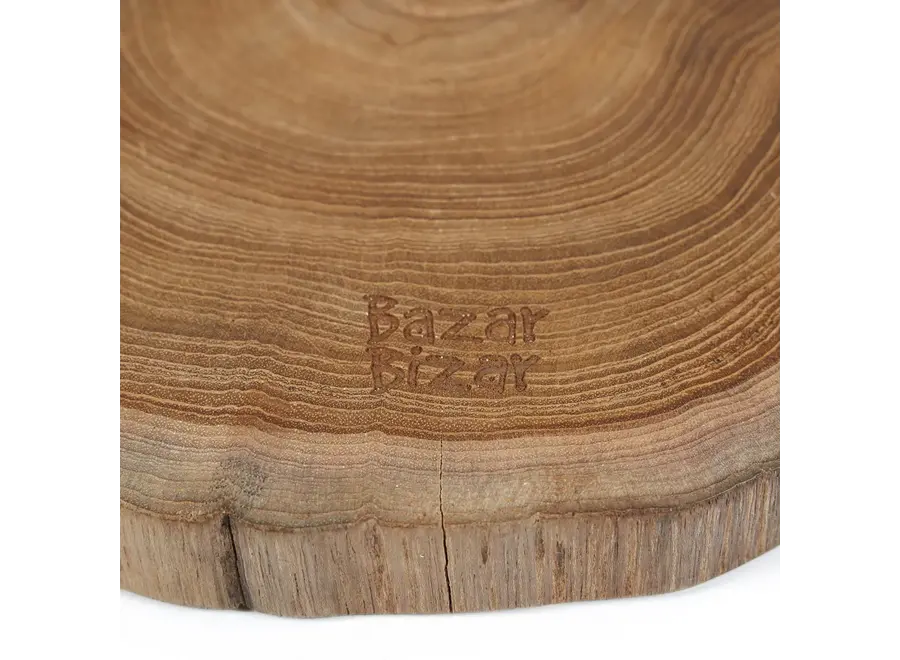 Taj Mahal Elegance Platter - Teak Root Platter