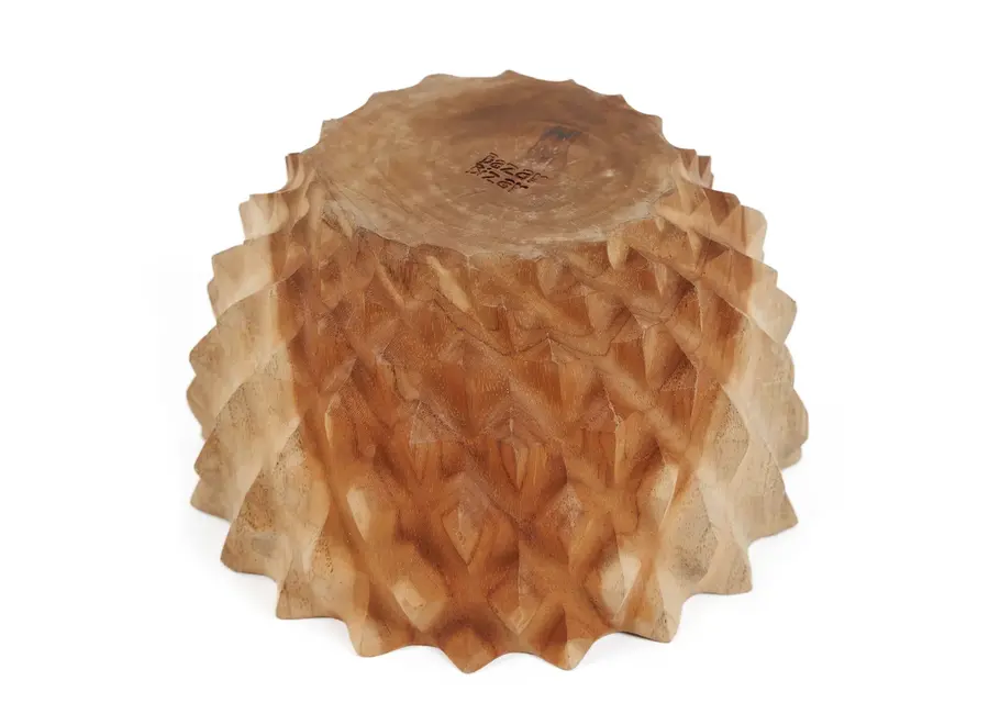 Albufera Durian Essence Bowl - Teak Wood Fruit Bowl