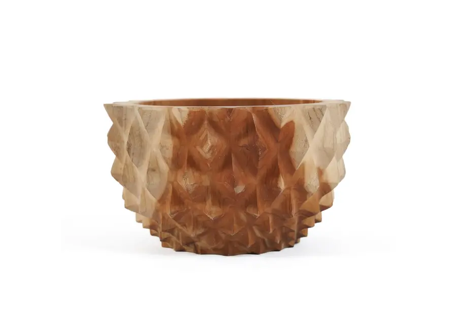 Albufera Durian Essence Bowl - Teak Wood Fruit Bowl