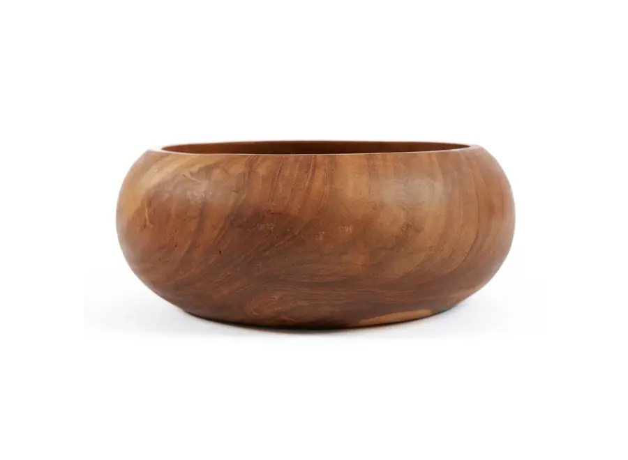 Adeje Artistry Fruit Bowl - Teak Root Centerpiece
