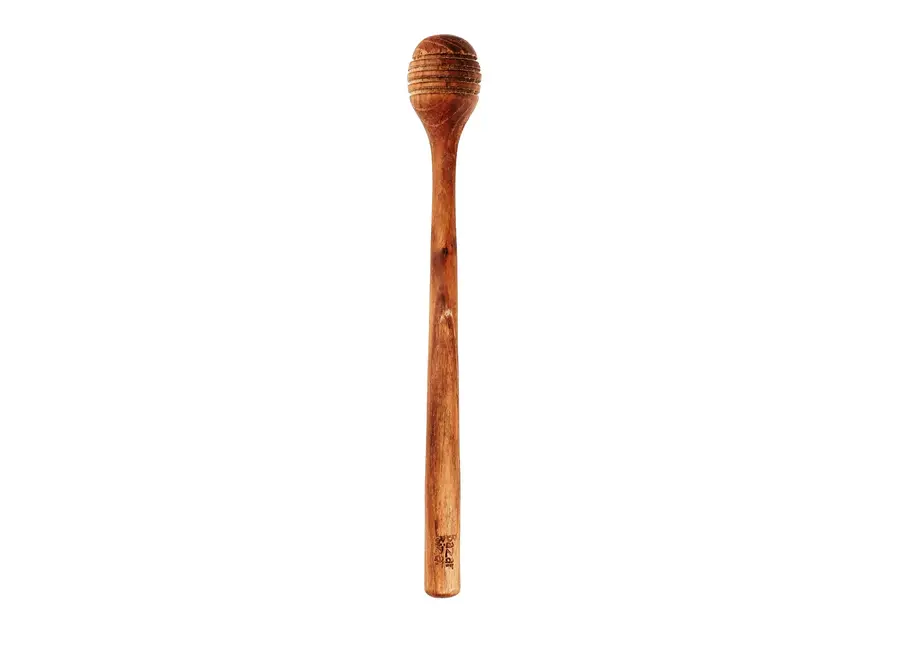 Ronda Deluxe Honey Dipper - Teak Root Honey Roller