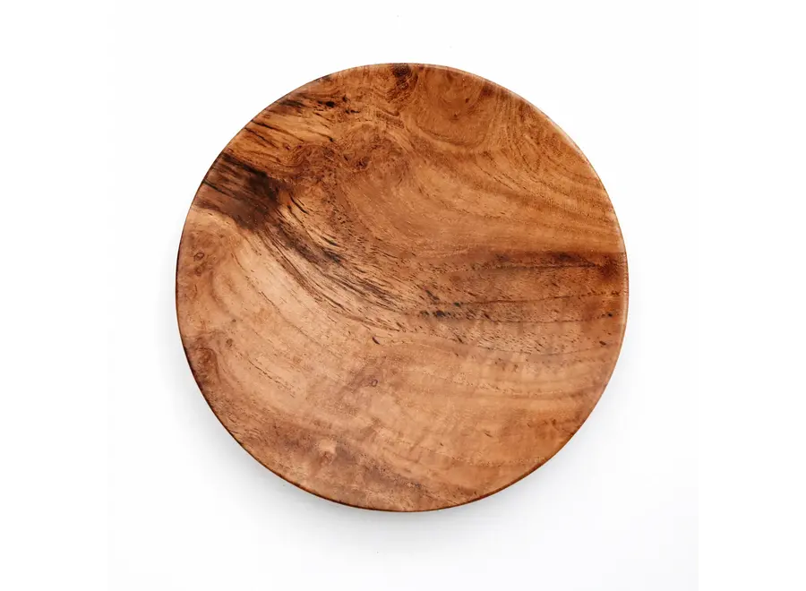 Cazorla Wood Charm Plate - Teak Wood Serving Plate
