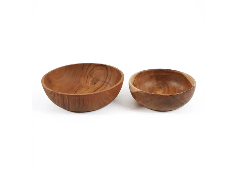 Tabernas Desert Elegance Snack Bowl - Teak Root Snack Bowl