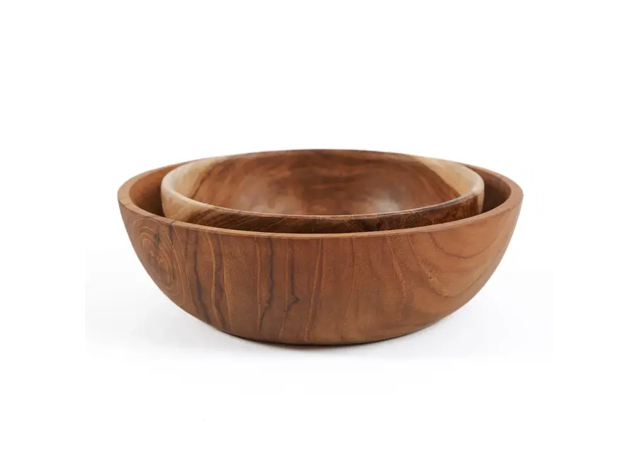Tabernas Desert Elegance Snack Bowl - Teak Root Snack Bowl