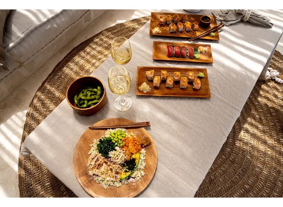 Cazorla Versatile Teak Tray - Wood Plate