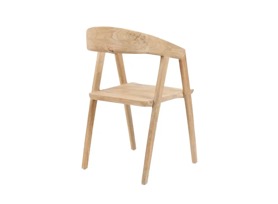 Zahara de la Sierra Elegant Dining Chair - Reclaimed Teak Dining Chair