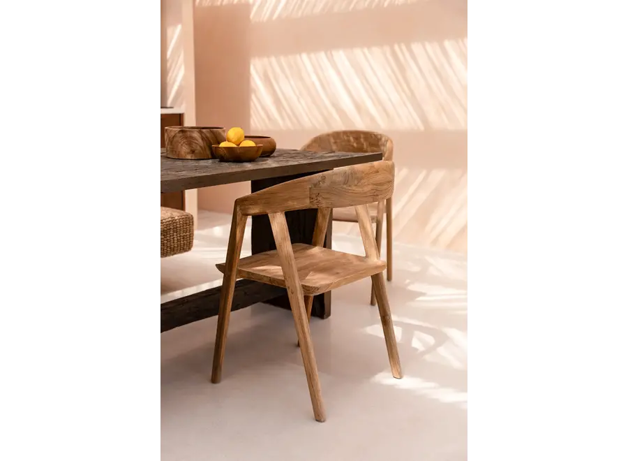 Zahara de la Sierra Elegant Dining Chair - Reclaimed Teak Dining Chair