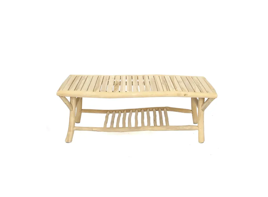 Mataro Wood Coffee Table - Natural Summer Vibe