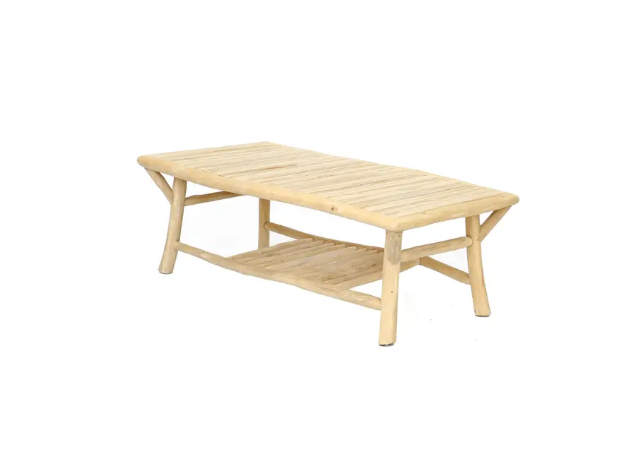 Mataro Wood Coffee Table - Natural Summer Vibe