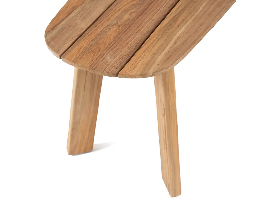 Zahara de la Sierra Round Bench - Teak Wood Bench
