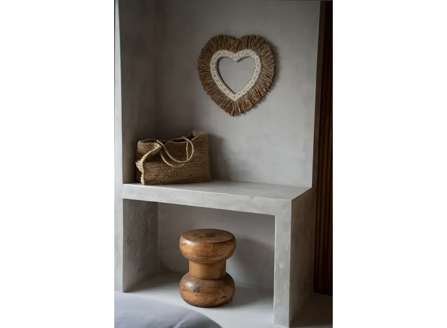 Wayra Suar Wood Stool - Suar Wood Stool