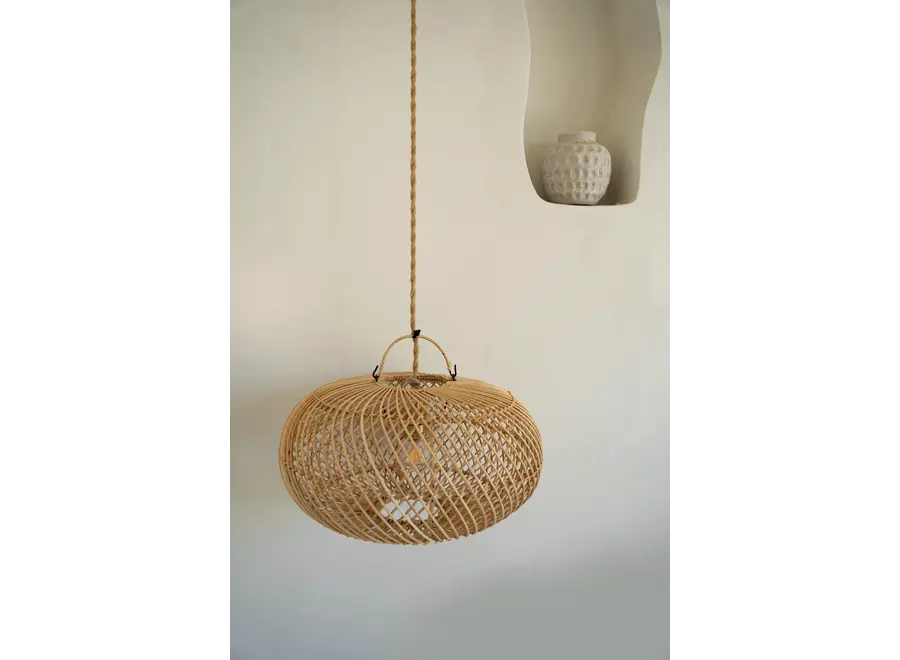 Aranjuez Rattan Radiance Pendant Light - Rattan Sphere Light
