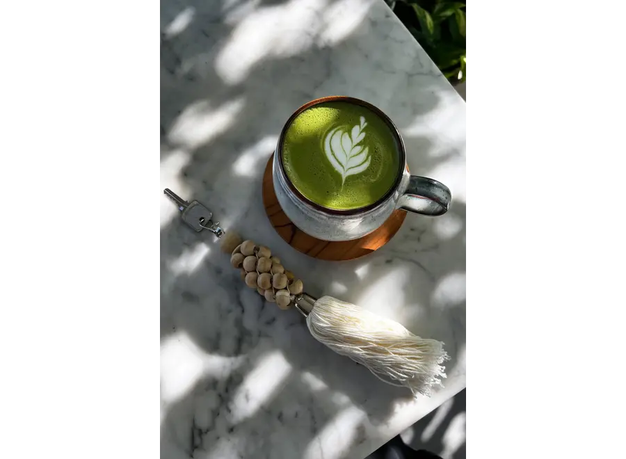 Calpe Boho Elegance Keychain - Wooden Bead Tassel Accessory