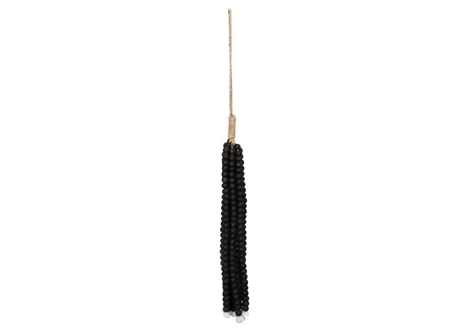 Cabo de Gata Coastal Tassel - Wooden Bead Decor Tassel