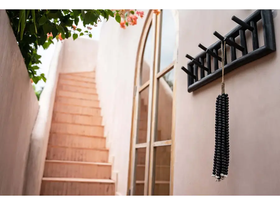 Cabo de Gata Coastal Tassel - Wooden Bead Decor Tassel