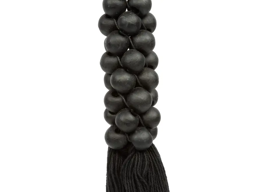 Almuñécar Bohemian Tassel - Cotton and Wood Ornament