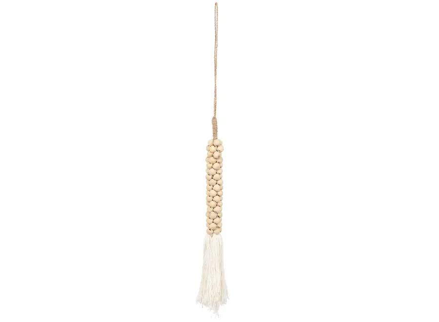 Calpe Bohemian Tassel - Cotton and Wood Decor
